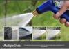 Sky Blue High-Pressure Copper Water Nozzle for Car Wash and Gardening