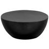 Vidaxl Hammered Aluminum Coffee Table, 70 X 30 Cm, Black