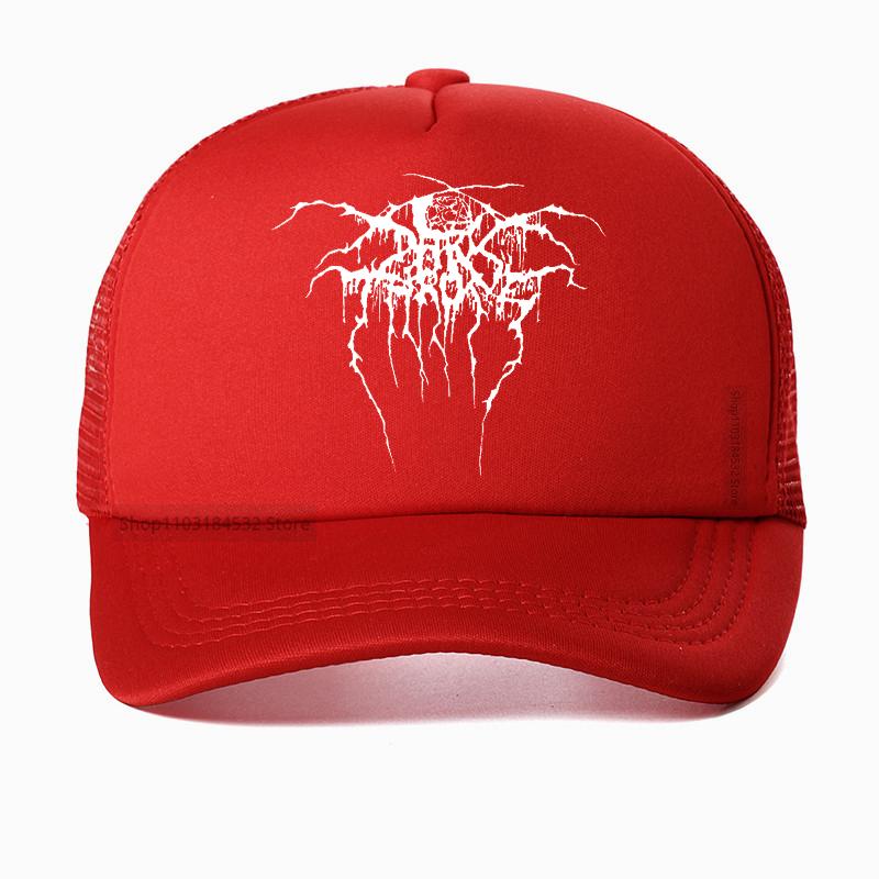 Новая сетчатая дышащая бейсболка с логотипом дэт-метал группы Dark Throne, унисекс, черная, для блэк-метала, Mayhem, Dimmu Borgir, Taake, рок-шляпа Adjustable
