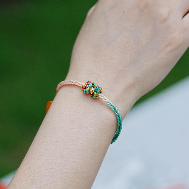Handwoven Chinese Style Rope Bracelet For Men Women Grade A Keel String Charm Braslet Adjustable Leisure Versatile Accessories