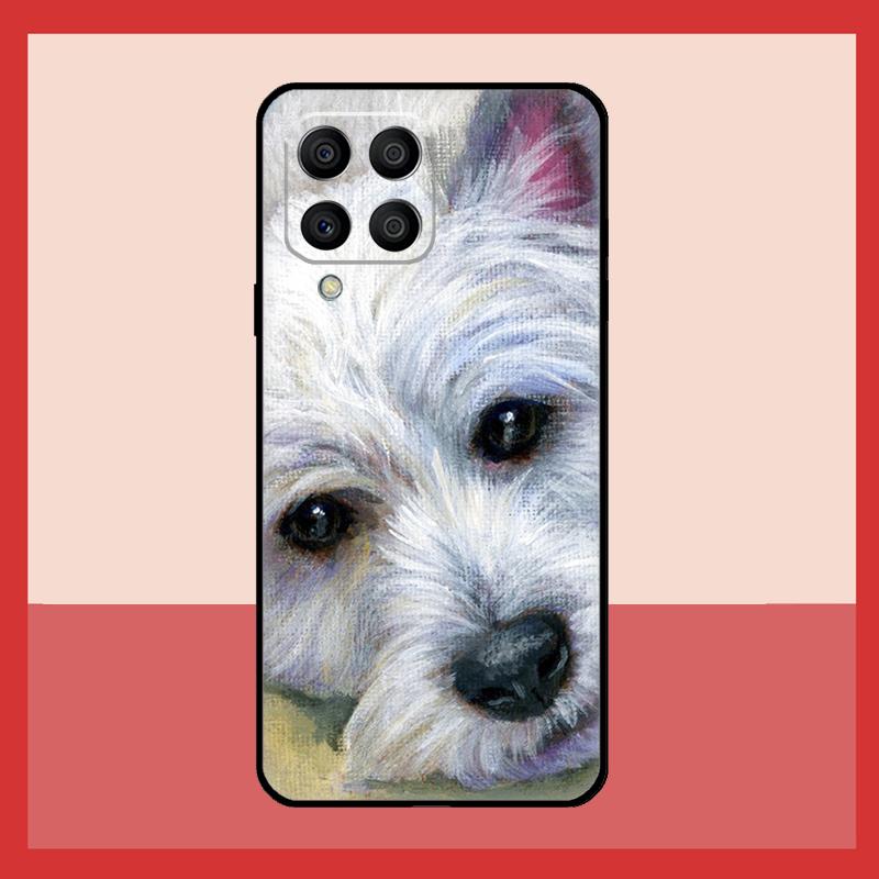 West Highland Terrier Westie Hülle Für Samsung Galaxy M12 M52 M06 M16 M36 M56 M33 M15 M55 M31 M13 M14 M53 M32 M35 M34 M54