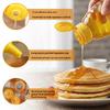 Transparent Reusable Plastic Honey Bottles Squeeze Honey Bottle Container Holder With Lid For Storing And Dispensing Honey Jar