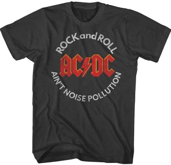 ACDC Рок-н-ролл - это не шумовое загрязнение Мужская футболка Унисекс футболка XXXXL