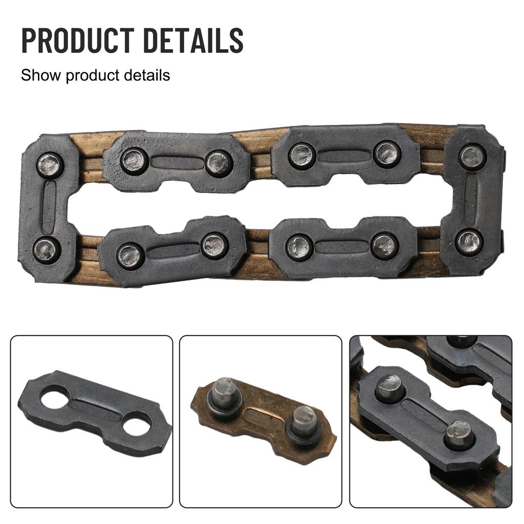 6pcs Chainsaw Chain Joiner Link 3/8 0 063 Size for Chainsaw Parts Accessories Metal Joiners for Chain Connection