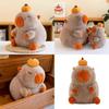 Cute Capybara Plush Toy With Pp Cotton Filling For Home Decor Gift For Teens