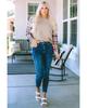 Azura Exchange Plaid Raglan Sleeve Sweatshirt