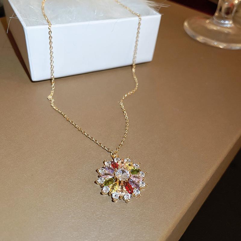 

Ретро Роскошные Серьги-пусеты из стерлингового серебра с цирконом в виде цветка, Позолоченные для элегантных женщин