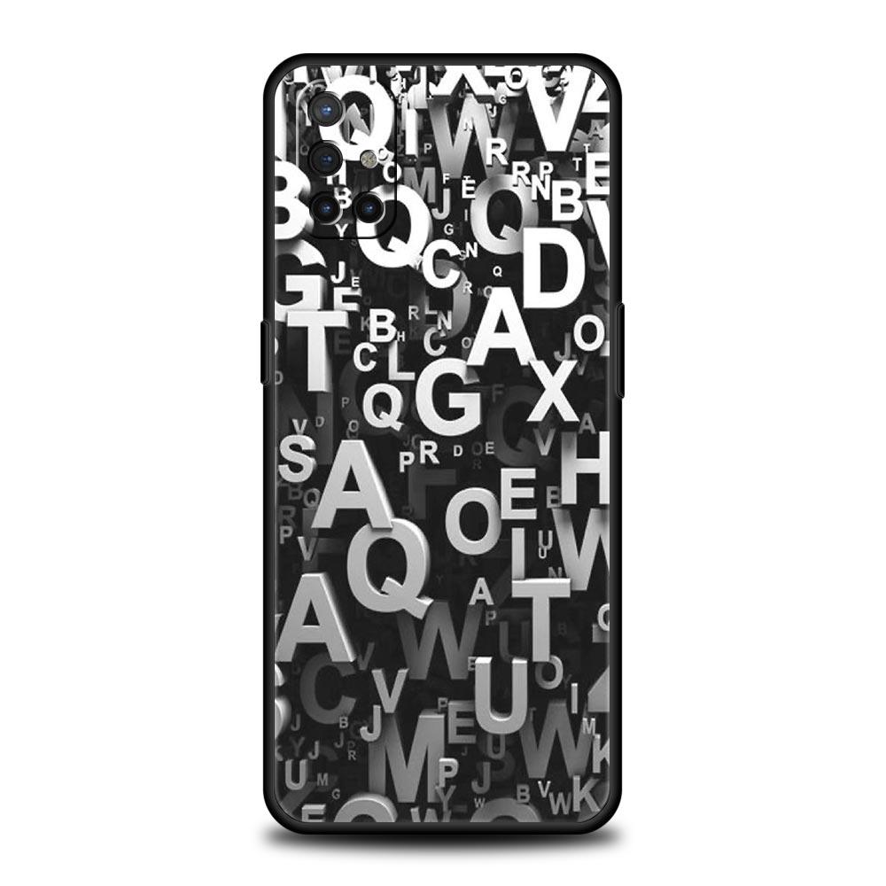 Phone Case For Oneplus 13R 13 12 10T 11 R10 Nord N100 N200 N10 9 9R CE 2 3 Z Pro Lite 5G Soft TPU Cover Number Pattern Funda Bag