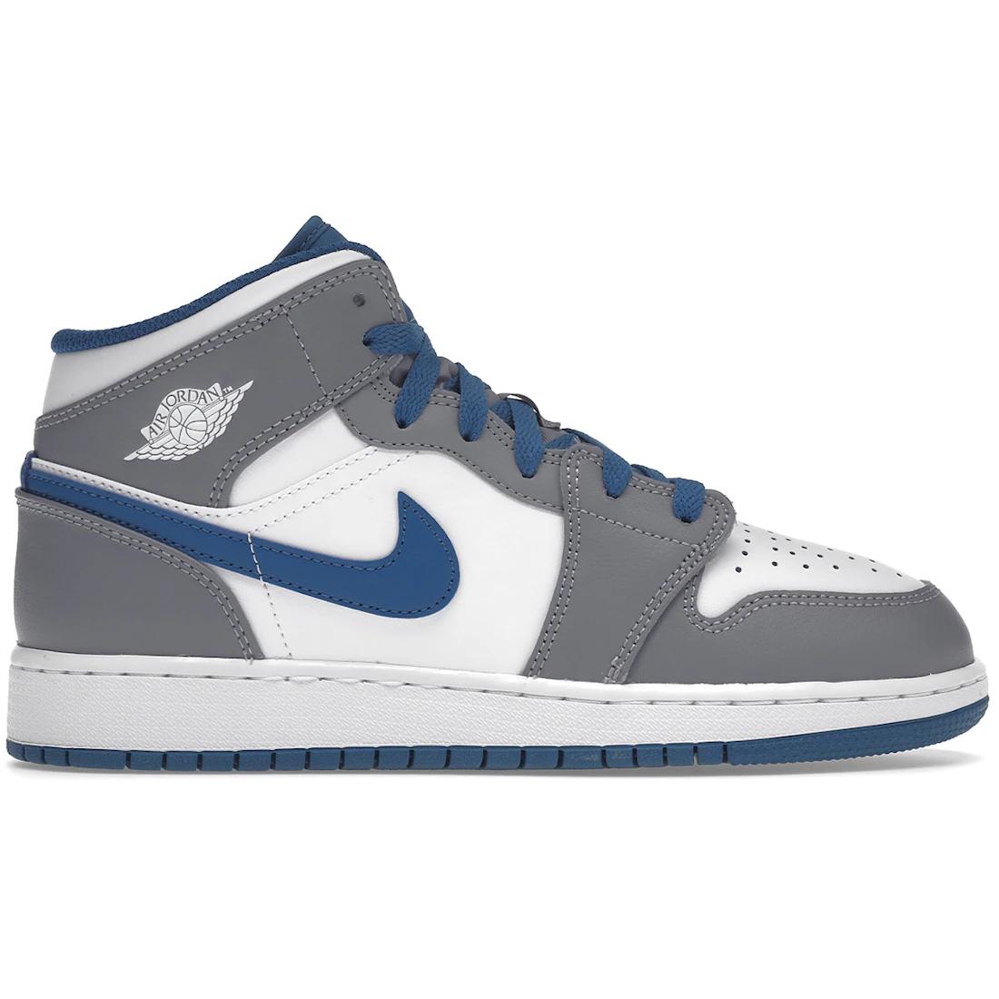

Sneaker Jordan 1 Mid True Blue Cement (GS)(DQ8423-014) 35.5