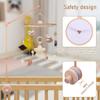 360°  Rotating Baby Mobile Crib Holder Wooden Baby Crib Movable Arm Easy To Install Newborn Mobile Arm for Newborn for Crib