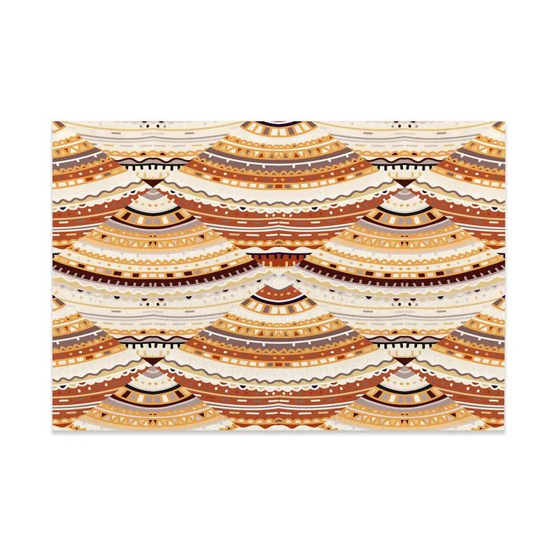 Vintage Mandala Placemats Washable Boho Floral Place Mat for Home Party Dining Tables Wedding Kitchen Banquets Decor