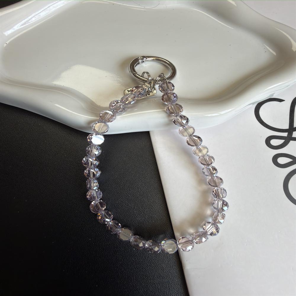 Minimalist Pvc Crystal Phone Lanyard With Metal Tag For Men And Women