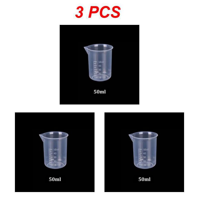 Clear Plastic Graduated Measuring Cupws Househould Portable Baking Beaker Liquid Measure Jug Transparent Cup Container