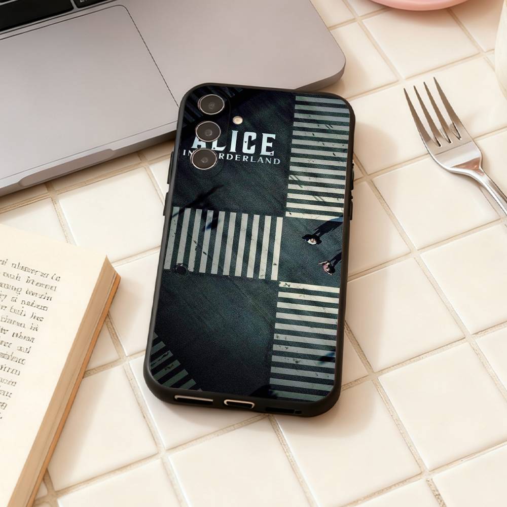 Hot TV Alice In Borderland Phone Case For Samsung Galaxy A73,A72,A71,A70,A53,A52,A51,Others Soft Black Shell