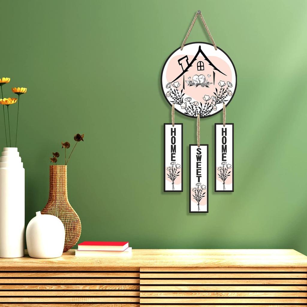 Wohnzimmer-Dekoartikel | Hängende Holzdekoration für das Zuhause | Wandkunst | Dekorative Gegenstände für das Zuhause | Wanddeko für das Wohnzimmer