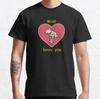 Wolf Loves You - with Text Funny Gift Idea Classic T-Shirt S-3XL