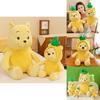 Suave y Achuchable Piña Oso Winnie the Pooh Peluche Amarillo Regalo de Navidad para Niños