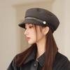Spring and Autumn New Octagonal Hat Children's British Style Retro Duck Tongue Beret