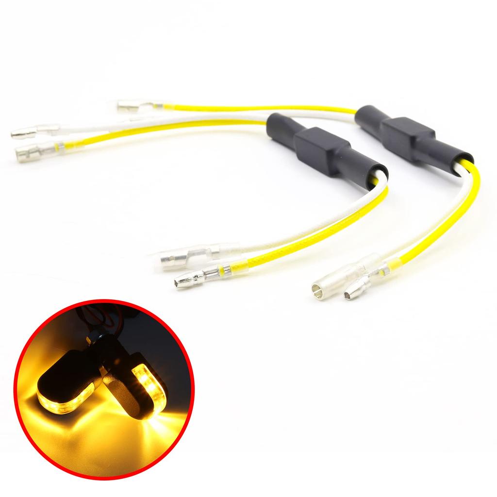 Aoling Turn Signal Relay for Motorcycles, High Fla Prevention Resistor, 12 V, 5 W,