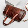 Mode Vintage Alligator Umhängetaschen für Damen Große Kapazität Damen Schultertaschen Geldbörsen und Handtaschen Unterarmhandtasche