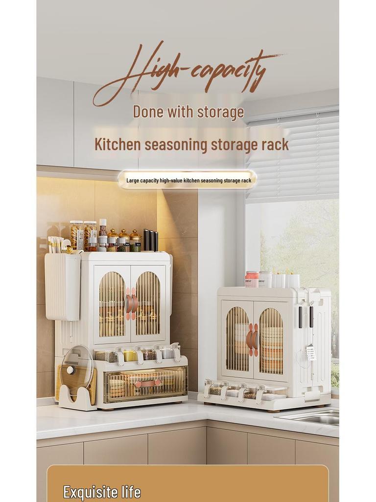 Multi-functional Kitchen Storage Rack & Knife Holder