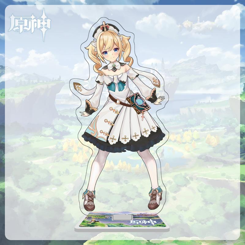 16cm Height Acrylic Large Stand-up Display Featuring Characters From Mondstadt and Liyue In Genshin