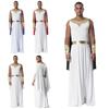 Ανδρική στολή Τόγκα Αποκριάτικη Cosplay Μεταμφίεση Στρογγυλή λαιμόκοψη Αμάνικο Κρυφή ραφή στο πίσω μέρος Κουμπώματα ώμου Ρόμπα