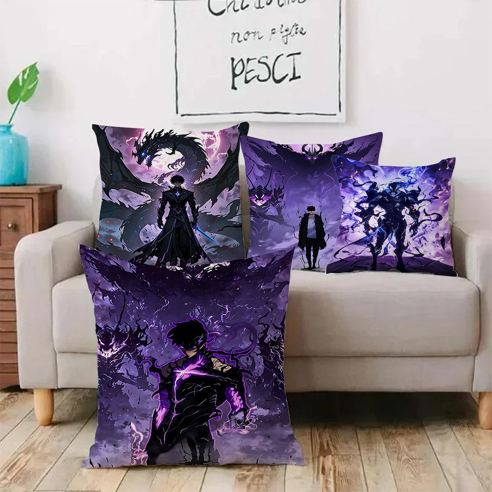 Cartoon Cool Solo For Levelings Pillow Covers Cartoon Sofa Decorative Home Double-sided Printing Short Plush Cute Cushion Cover