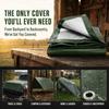 Waterproof Coating Rain Cover Canopy Grommet Eyelets Awning Cover  Garden Backyard