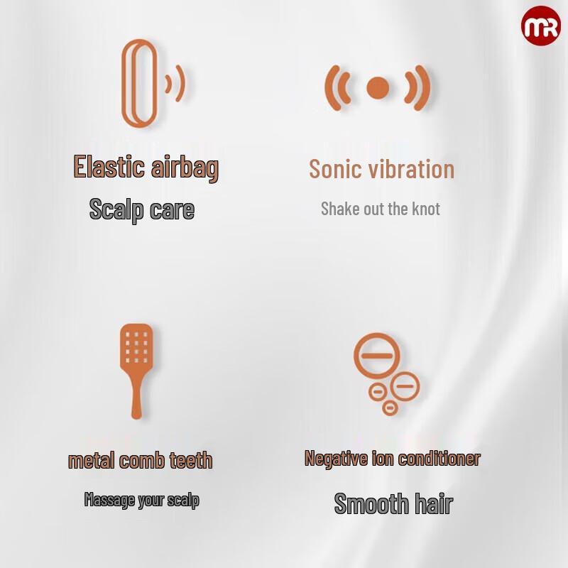 Morphy Richards Red & Blue Light Therapy Scalp Massager