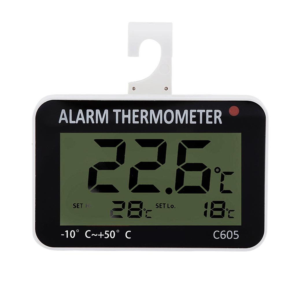 Großes LCD Kühlgefrierschrank Digitales Thermometer Temperaturmesser mit Halterung