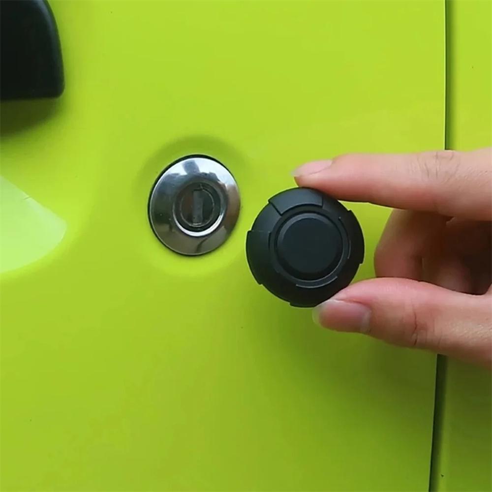 1x Magnetic Car Door Key Hole Decoration Cover For 19-24 Suzuki Jimny JB64 JB74