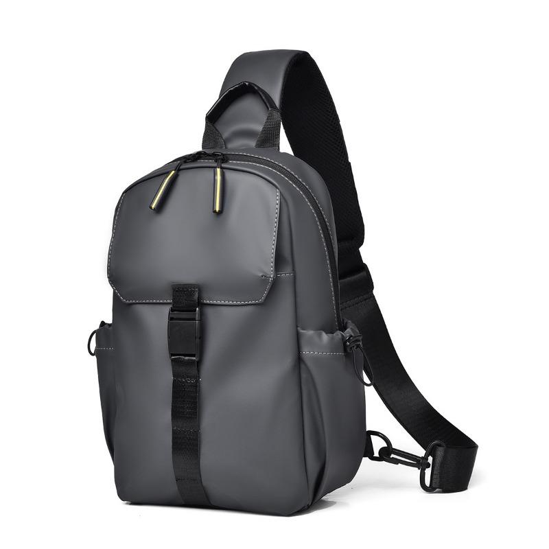 Fashion Messenger Bag Large Capacity Breast Bag Cycling Sports Chest Bag New Men's Single Shoulder Messenger Breast Bag