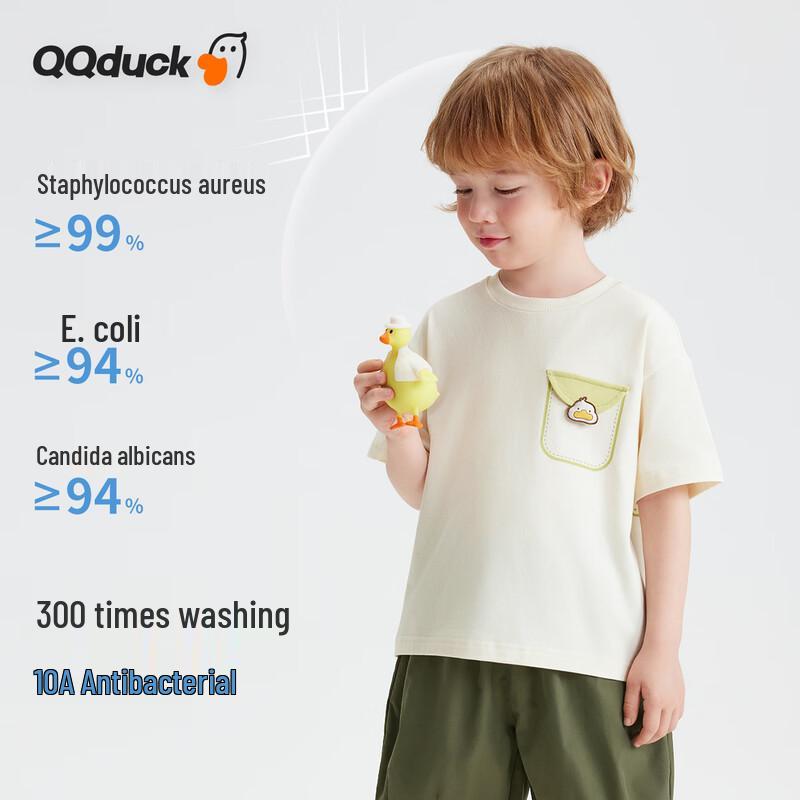 QQ DUCK Boys' Superman Duck Short Sleeve T-Shirt