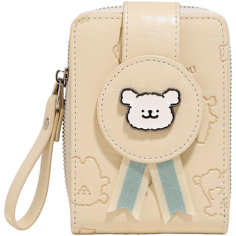 Короткий кошелек и держатель для карт Toutou Line для собак Line Dog Gift Edition