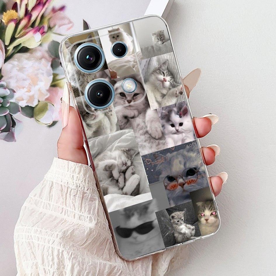 New Case For Xiaomi Redmi Note 14S Cover 2025 Popular Cartoon Astronaut Soft Silicone Clear Cover For Redmi Note14s 4G Shell New