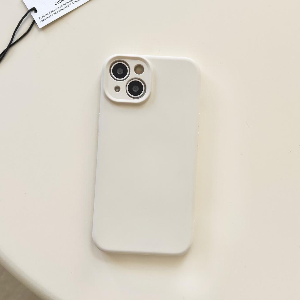 Etui na telefon For IPhone 17 Promax dla Apple 16 Płynny Silikon 14 Proste Jednolity Kolor 13 Odporne na Upadki Pokrowiec Ochronny