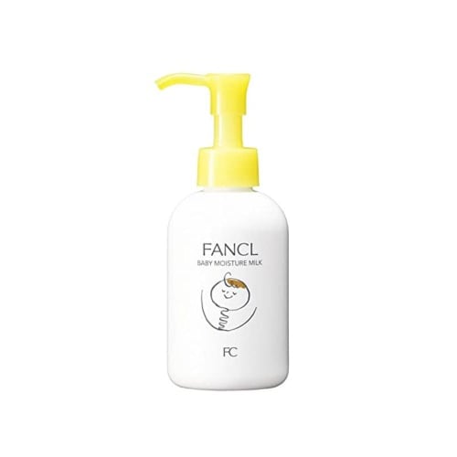 FANCL Baby Milk 120mL (approximately 120 Pumps) Baby Lotion, Additive-Free (Baby/Newborn), Moisturizing Cream for Face and Body, Hypoallergenic