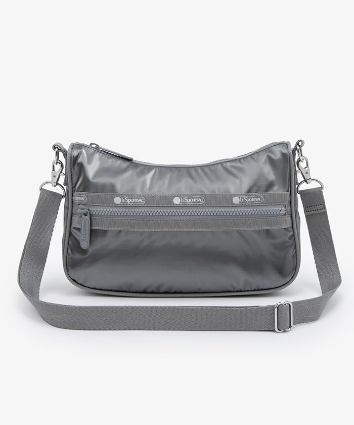 Official Shoulder Bag SM CONV Gunmetal Gray Shine [LeSportsac] SHOULDER/1302 Women's