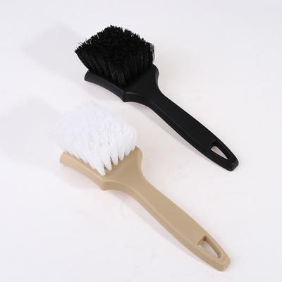 Auto Tire Rim Brush Wheel Hub Cleaning Brushes Car Wheels Detailing Cleaning Accessories Black White Tire Auto Washing Tool