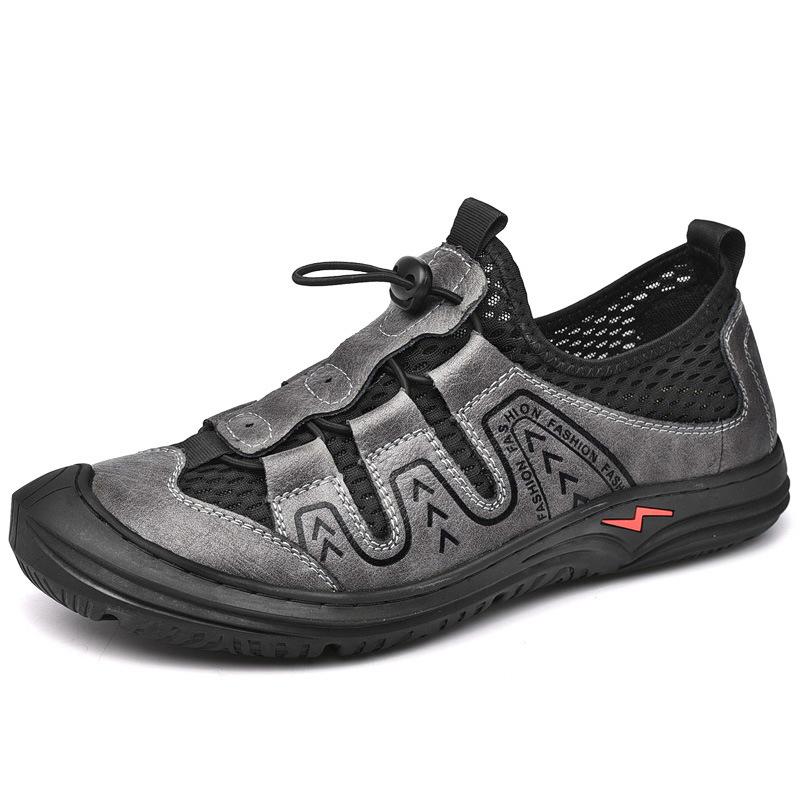 

2025 summer new trend men s mesh shoes outdoor casual men s shoes running shoes Korean version sports flat bottom 44