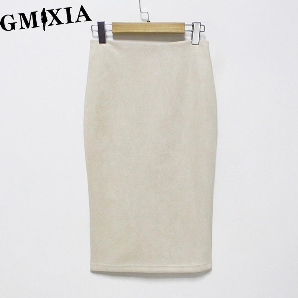 

GMXIA Жіночі Модні Повсякденні Однотонні Спідниці з Принтом Літо Весна M білий