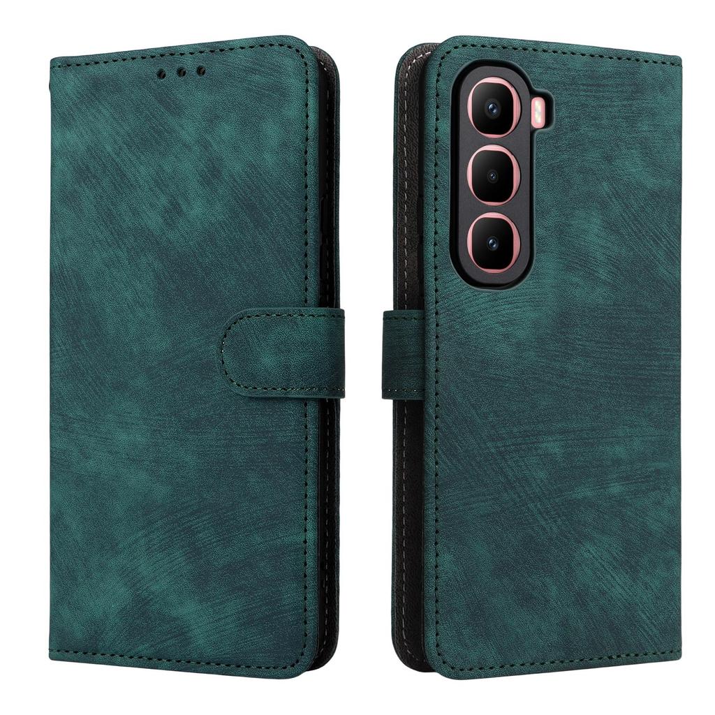 Flip Cases für Infinix Hot 60 Pro+ Plus PU-Leder Ganzkörperschutz Stoßfest Langlebig Retro Handyhülle