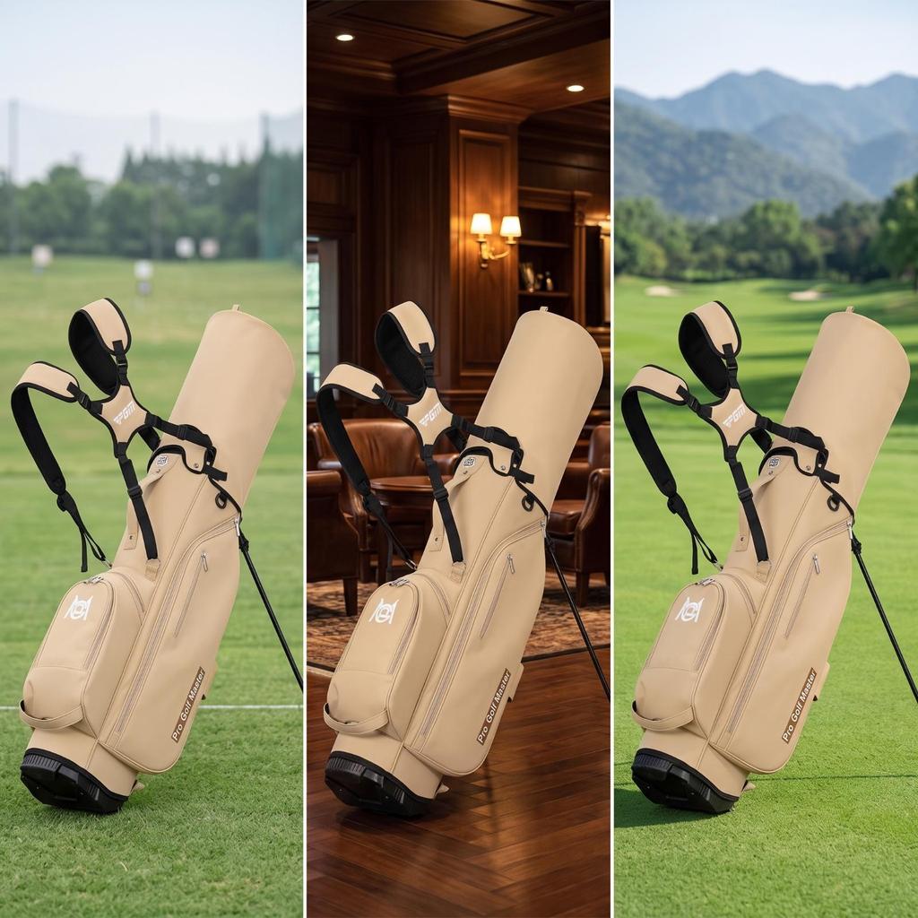 Golf Stand Bag Seven-Compartment with Double Strap for Walking