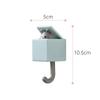 Cute Animal Adhesive Wall Hooks - Traceless, Strong, Nail-Free for Keys, Coats, Hats