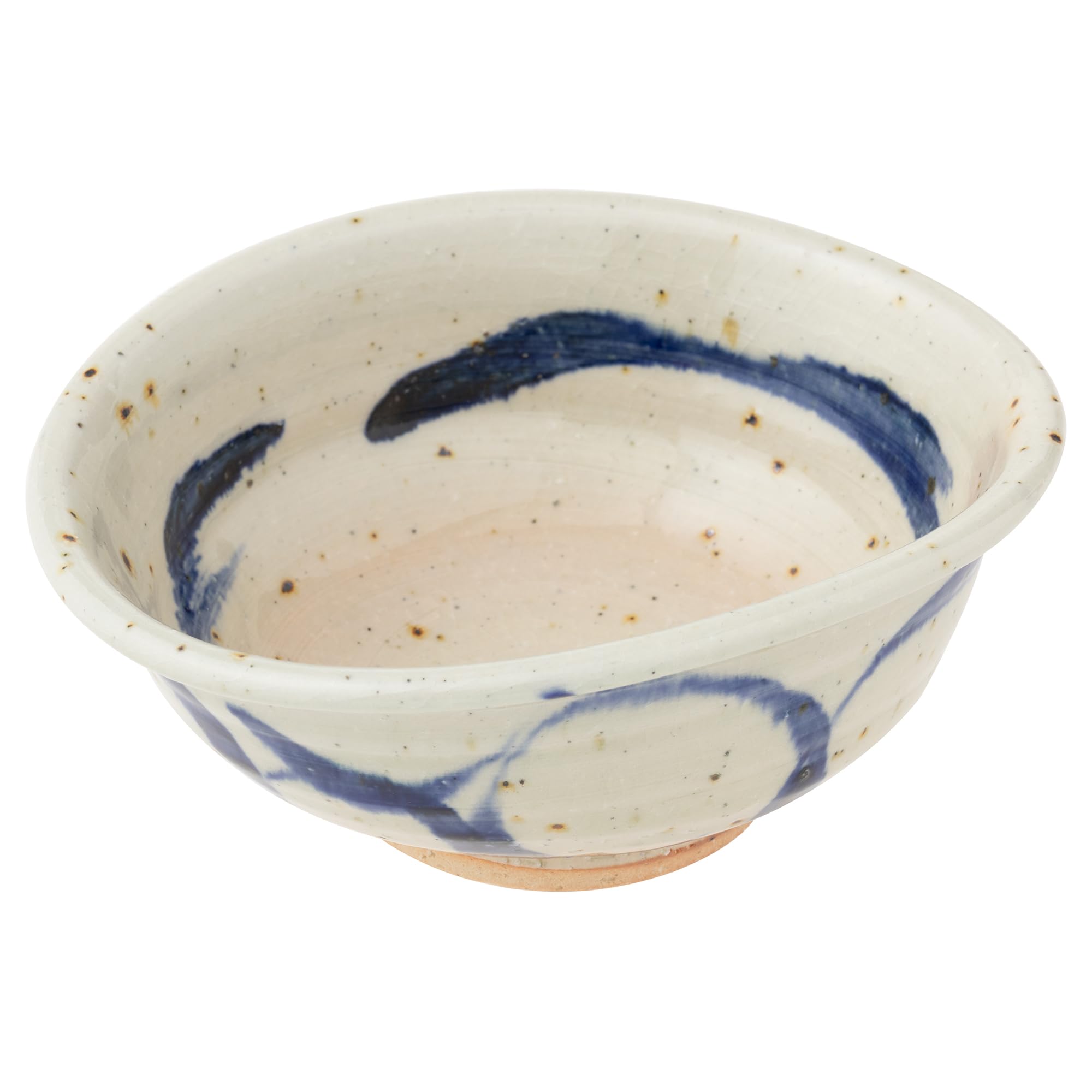 

Marui Seito Shigaraki Ware Hechimon Small Bowl, Diameter 13cm, Gosumaru Blue, MR-3-4175