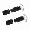 22mm 7/8inch Motorcycle Handlebar End Slider Plug   for Racing ATV Offroad Black