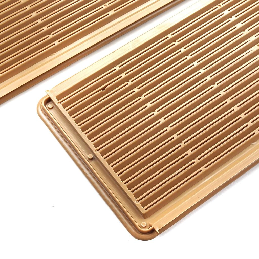 BSR637-1 2 Stuks Zonnedak Grille Vent Screen Cover Beige A2117840644 voor Mercedes W203 W208 W209 W210 W211 W215 W219 W220 W240