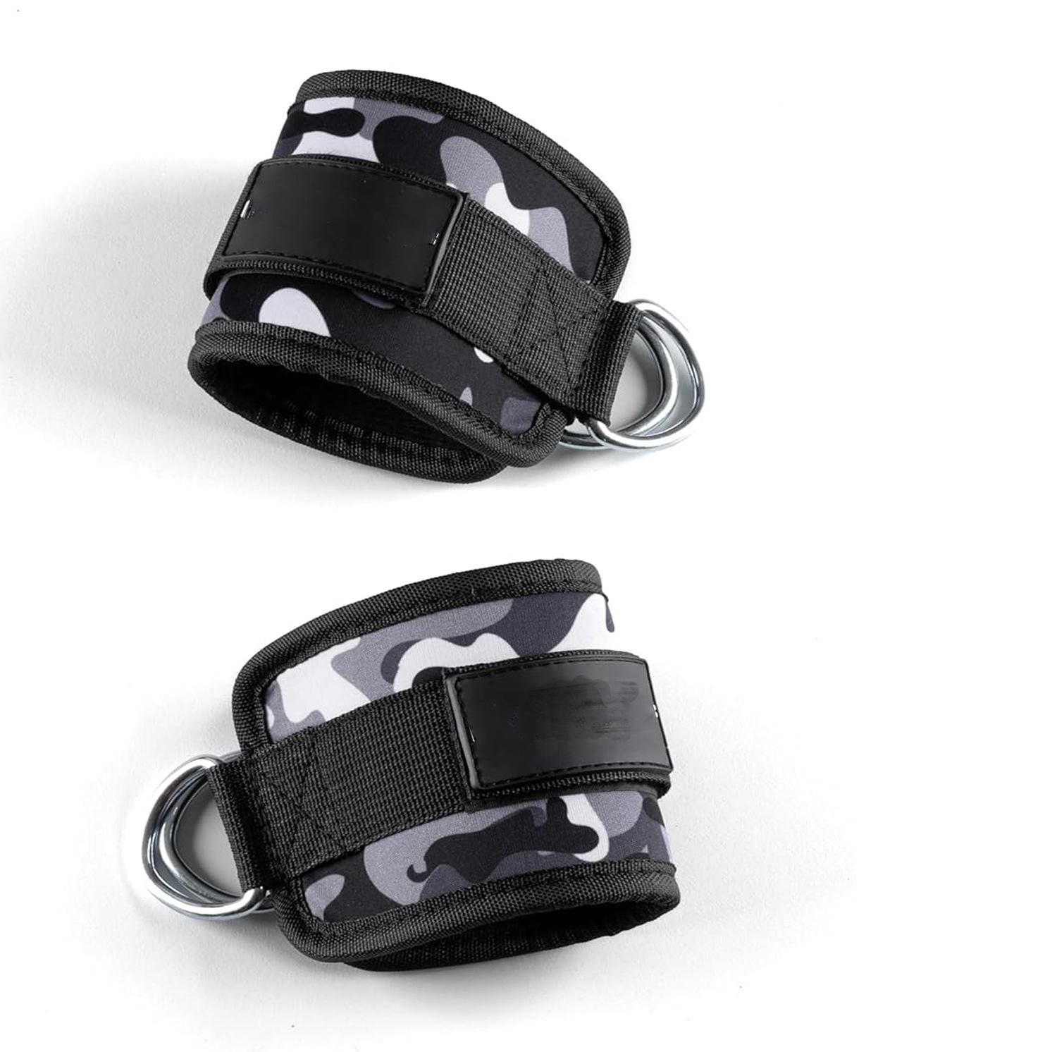 

Fitness Ankle Buckle Buttocks Belt Gantry Hip Lifting Resistance Elastic Trainer Foot Ring Buttocks Leg Tension Rope One pair