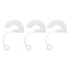 3/6Pcs Anti-Lip Stopper Wrinkle Straw 40 Degrees Angled Opening Straw Stopper for
